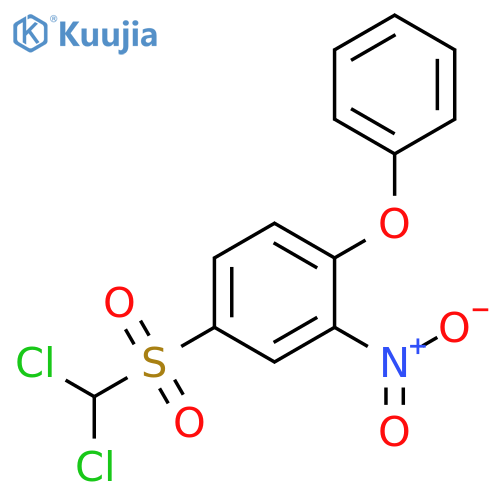 Benzene, 4-[(dichloromethyl)sulfonyl]-2-nitro-1-phenoxy- structure