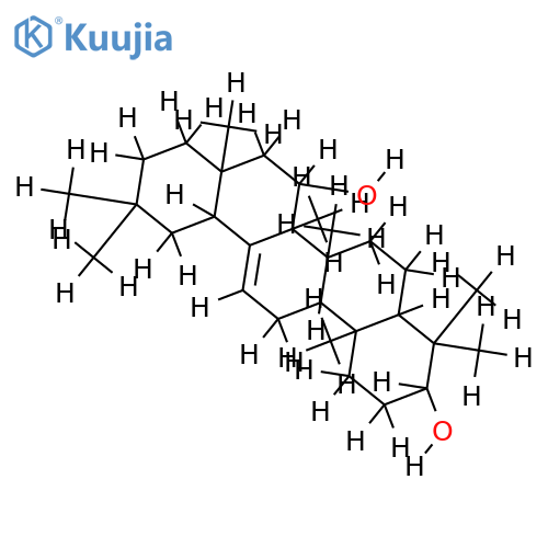 (3beta,15alpha)-12-Oleanene-3,15-diol structure