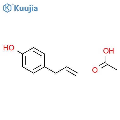 Phenol, 4-(2-propenyl)-, acetate structure
