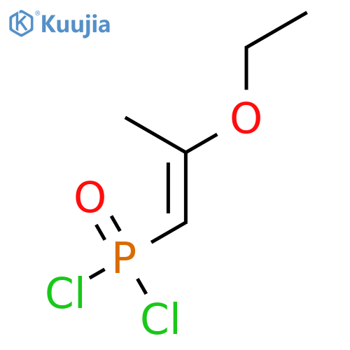 Phosphonic dichloride, (2-ethoxy-1-propenyl)- structure
