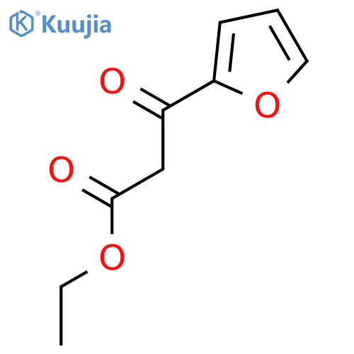 2-(3-Ethoxy-3-oxopropanoyl)furan; 1-Ethoxy-3-(fur-2-yl)propane-1,3-dione structure