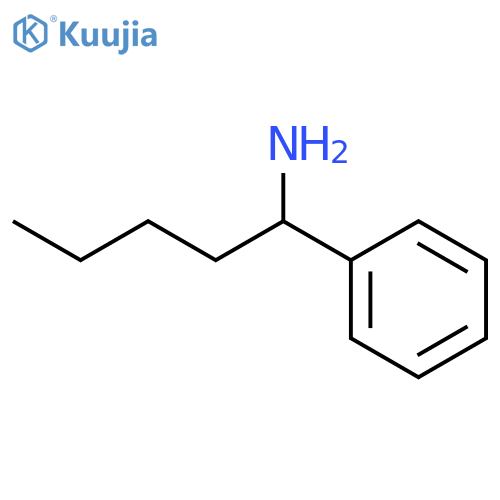1-phenylpentan-1-amine structure