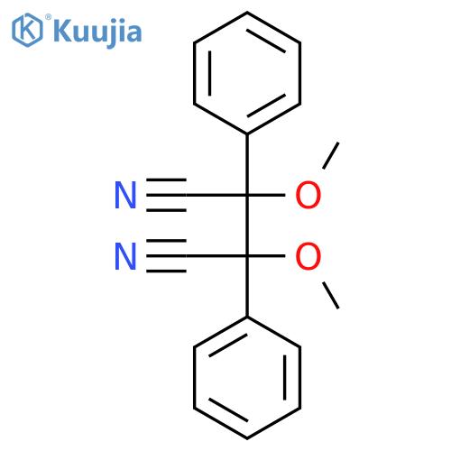 DL-2,3-Dimethoxy-2,3-diphenylsuccinonitrile structure