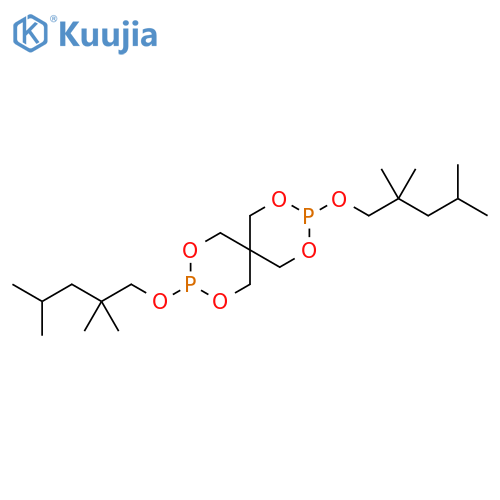 2,4,8,10-Tetraoxa-3,9-diphosphaspiro[5.5]undecane,3,9-bis[(2,2,4-trimethylpentyl)oxy]- structure