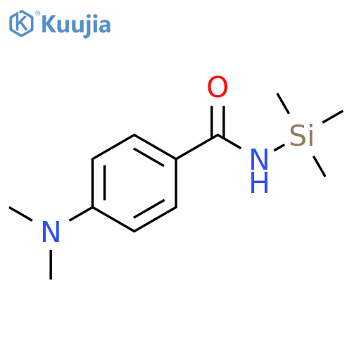 Benzamide, 4-(dimethylamino)-N-(trimethylsilyl)- structure