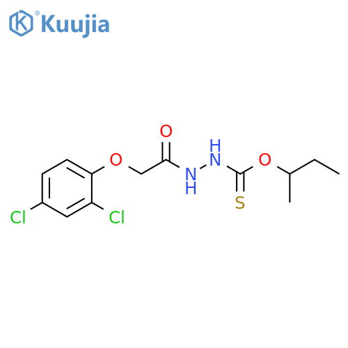 Acetic acid, (2,4-dichlorophenoxy)-, 2-[(butylthio)carbonyl]hydrazide structure