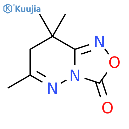 3H-[1,2,4]Oxadiazolo[4,3-b]pyridazin-3-one, 7,8-dihydro-6,8,8-trimethyl- structure