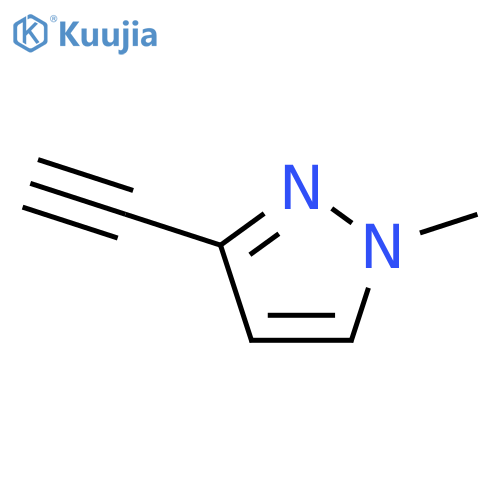 3-ethynyl-1-methyl-1H-pyrazole structure