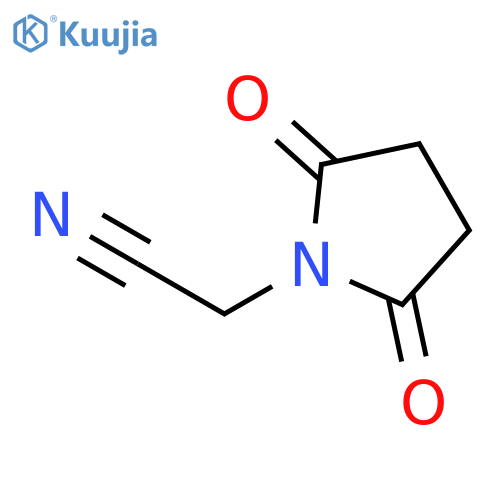 2-(2,5-dioxopyrrolidin-1-yl)acetonitrile structure