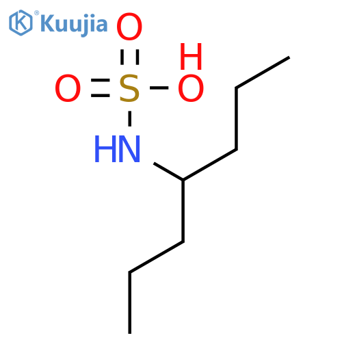 Sulfamic acid, (1-propylbutyl)- structure