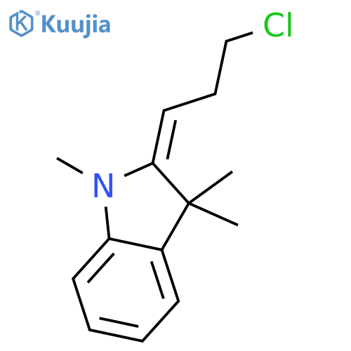 1H-Indole, 2-(3-chloropropylidene)-2,3-dihydro-1,3,3-trimethyl- structure