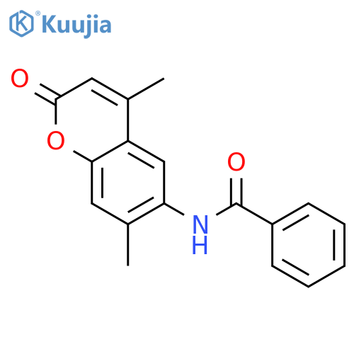 N-(4,7-dimethyl-2-oxo-2H-chromen-6-yl)benzamide structure
