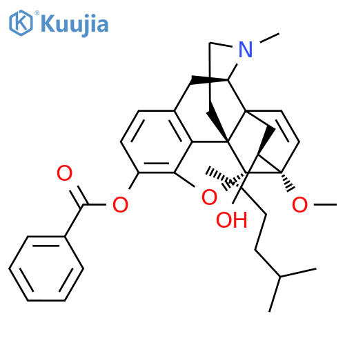 [(2S,6R,14R,15S,19R)-19-[(2R)-2-Hydroxy-5-methylhexan-2-yl]-15-methoxy-5-methyl-13-oxa-5-azahexacyclo[13.2.2.12,8.01,6.02,14.012,20]icosa-8(20),9,11,16-tetraen-11-yl] benzoate structure