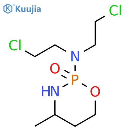 (2S,4S)-N,N-bis(2-chloroethyl)-4-methyl-1,3,2-oxazaphosphinan-2-amine 2-oxide structure