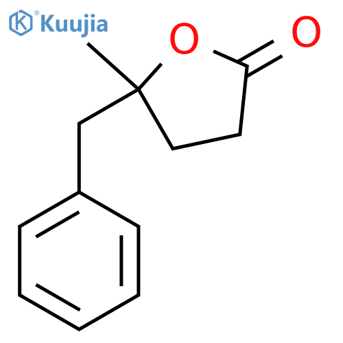 5-Benzyl-5-methyltetrahydrofuran-2-one structure