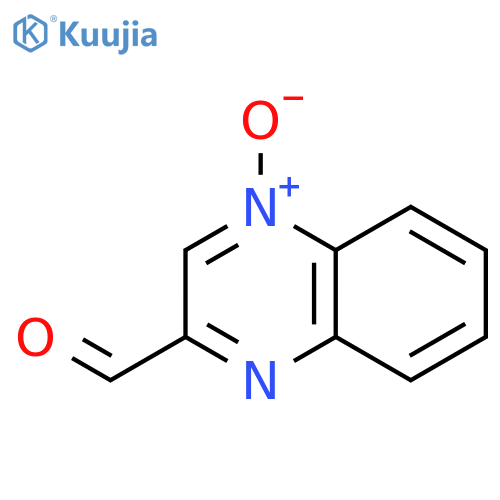 2-Quinoxalinecarboxaldehyde, 4-oxide structure