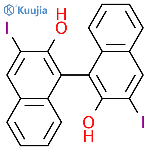 (S)-3,3'-Diiodo-[1,1'-binaphthalene]-2,2'-diol structure