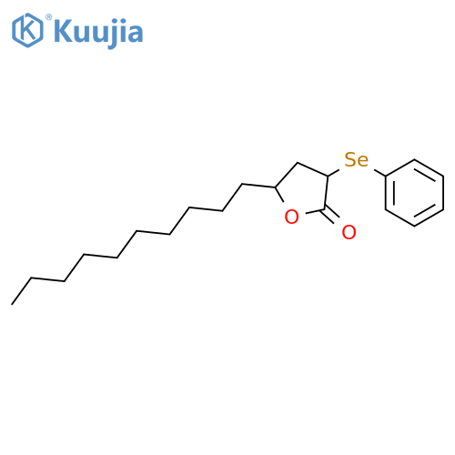 2(3H)-FURANONE, 5-DECYLDIHYDRO-3-(PHENYLSELENO)- structure