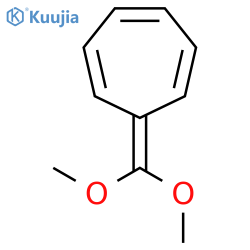 1,3,5-CYCLOHEPTATRIENE, 7-(DIMETHOXYMETHYLENE)- structure