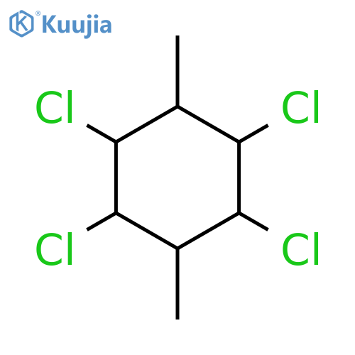 Cyclohexane, 1,2,4,5-tetrachloro-3,6-dimethyl- structure