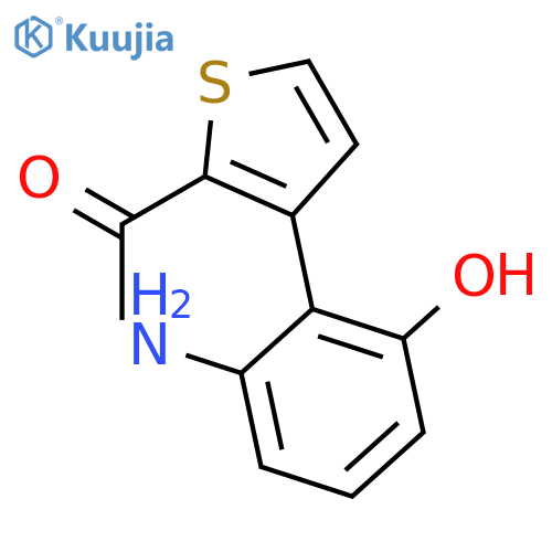 Ethanone, 1-[3-(2-amino-6-hydroxyphenyl)-2-thienyl]- structure