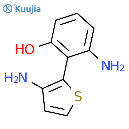 PHENOL, 3-AMINO-2-(3-AMINO-2-THIENYL)- structure