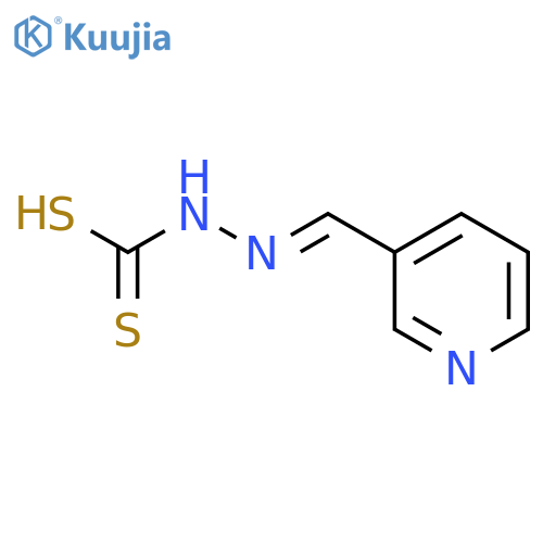 HYDRAZINECARBODITHIOIC ACID, (3-PYRIDINYLMETHYLENE)- structure