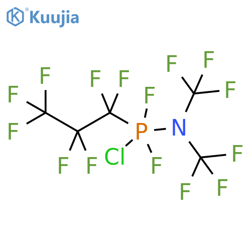 Phosphoranamine,1-chloro-1,1-difluoro-1-(heptafluoropropyl)-N,N-bis(trifluoromethyl)- structure