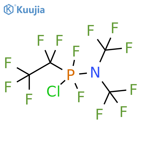 Phosphoranamine,1-chloro-1,1-difluoro-1-(pentafluoroethyl)-N,N-bis(trifluoromethyl)- structure