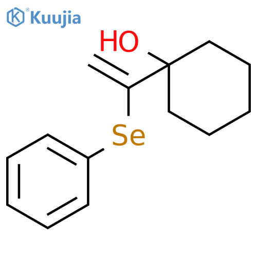 Cyclohexanol, 1-[1-(phenylseleno)ethenyl]- structure