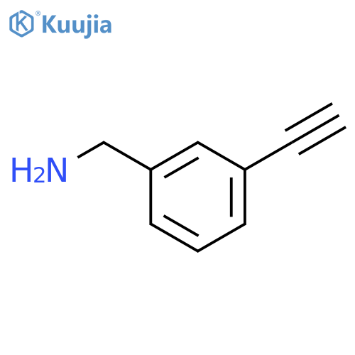 (3-Ethynylphenyl)methanamine structure