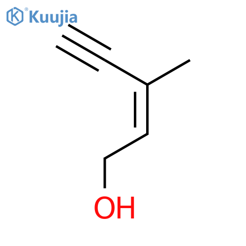 (E)-3-Methylpent-2-en-4-yn-1-ol structure