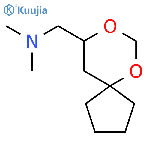6,8-Dioxaspiro[4.5]decane-9-methanamine, N,N-dimethyl- structure
