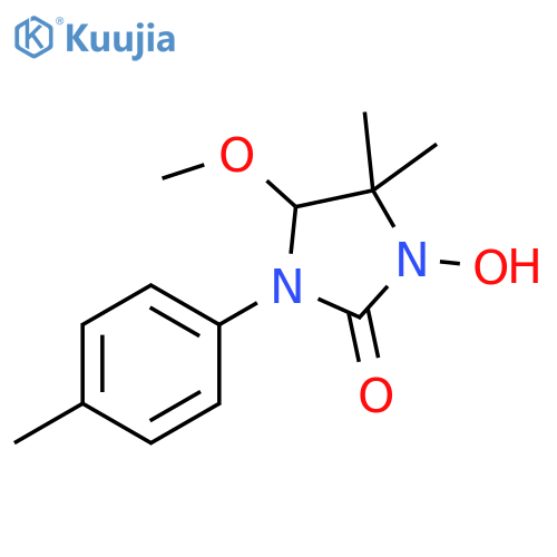 2-Imidazolidinone,3-hydroxy-5-methoxy-4,4-dimethyl-1-(4-methylphenyl)- structure