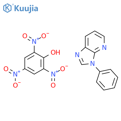 3H-Imidazo[4,5-b]pyridine, 3-phenyl-, compd. with 2,4,6-trinitrophenol(1:1) structure