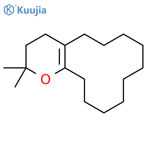 2H-Cyclododeca[b]pyran,3,4,5,6,7,8,9,10,11,12,13,14-dodecahydro-2,2-dimethyl- structure