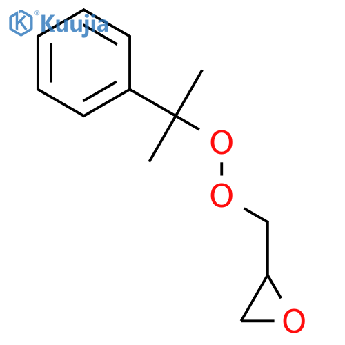 Oxirane, [[(1-methyl-1-phenylethyl)dioxy]methyl]- structure