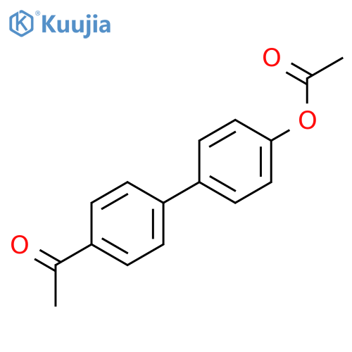 Ethanone, 1-[4'-(acetyloxy)[1,1'-biphenyl]-4-yl]- structure