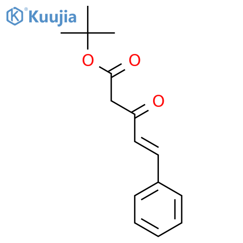 4-Pentenoic acid, 3-oxo-5-phenyl-, 1,1-dimethylethyl ester structure