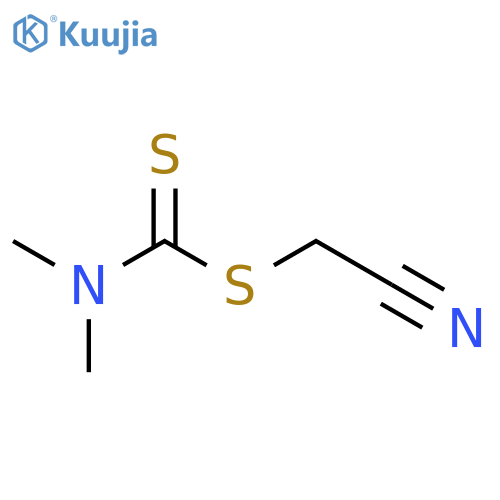 2-(dimethylcarbamothioyl)sulfanylacetonitrile structure