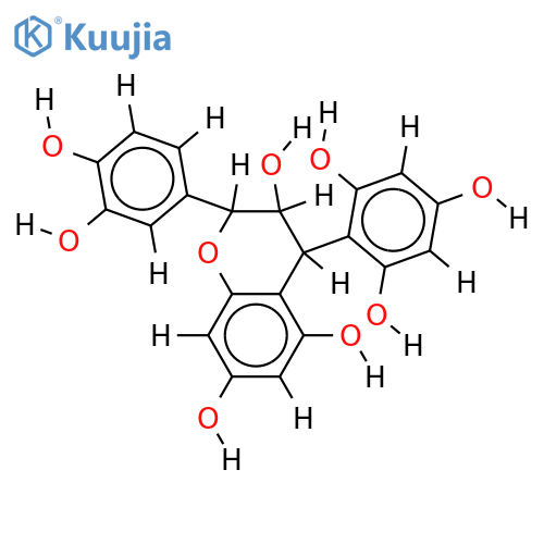 (+)-catechin-(4alpha->2)-phloroglucinol structure