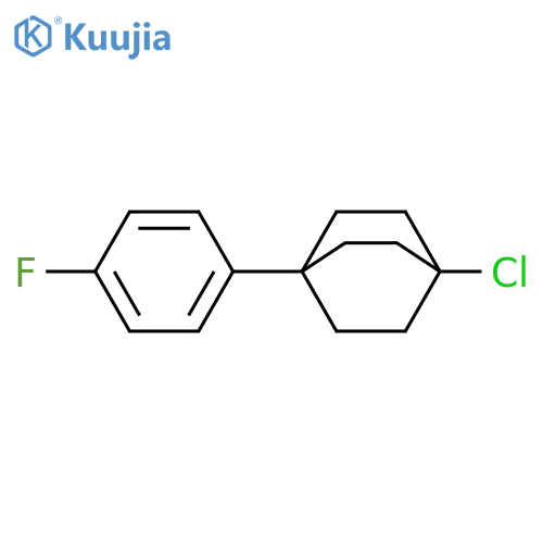 Bicyclo[2.2.2]octane, 1-chloro-4-(4-fluorophenyl)- structure