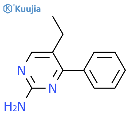 2-Pyrimidinamine, 5-ethyl-4-phenyl- structure