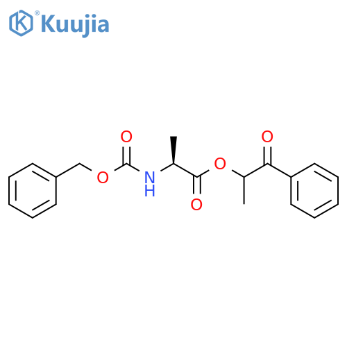 L-Alanine, N-[(phenylmethoxy)carbonyl]-, 1-methyl-2-oxo-2-phenylethyl ester (9CI) structure