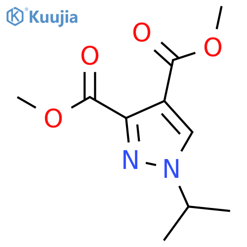 1H-PYRAZOLE-3,4-DICARBOXYLIC ACID, 1-(1-METHYLETHYL)-, DIMETHYL ESTER structure