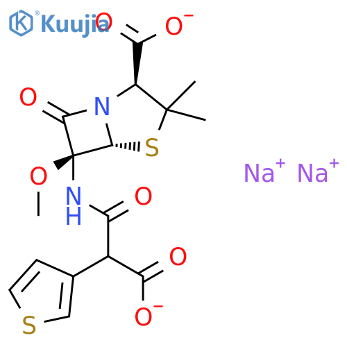 Temocillin disodium structure