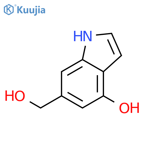 1H-Indole-6-methanol, 4-hydroxy- structure