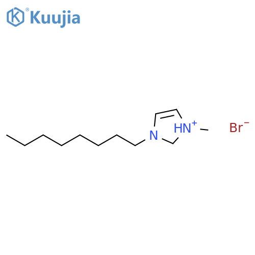 1-Methyl-3-octylimidazolium Bromide structure