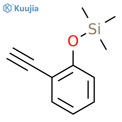 Silane, (2-ethynylphenoxy)trimethyl- structure