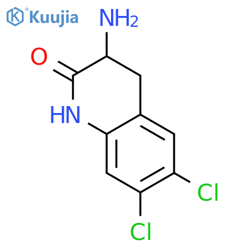 2(1H)-Quinolinone, 3-amino-6,7-dichloro-3,4-dihydro- structure
